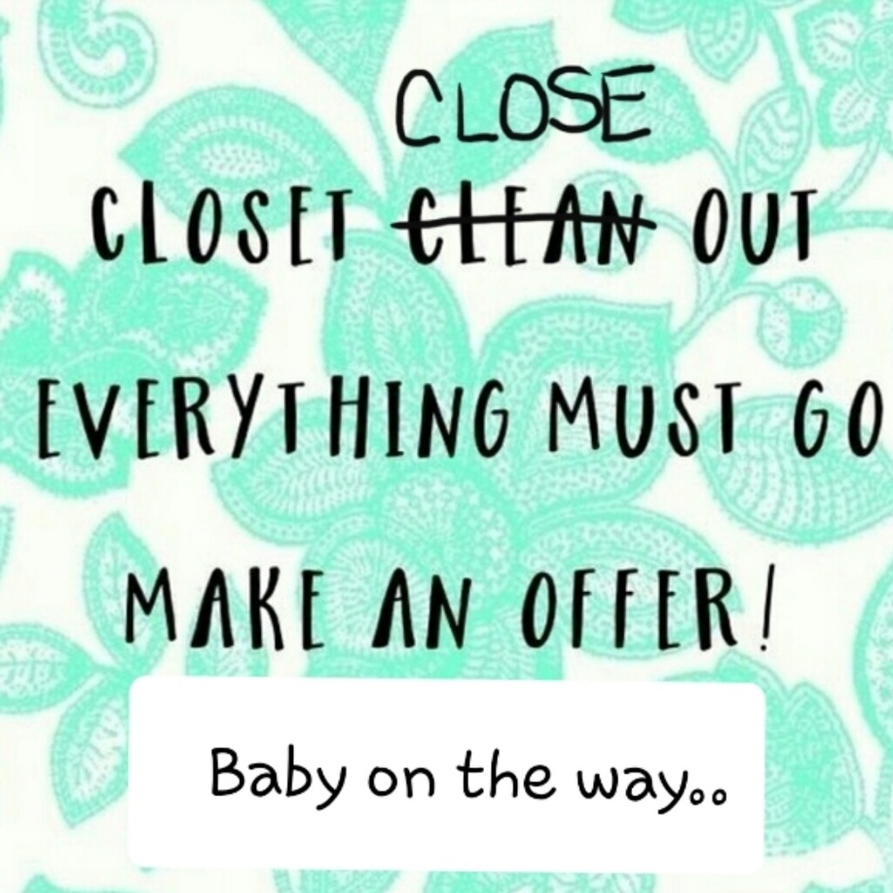 CLOSET CLOSING... MAKING ROOM FOR BABY BOY💙💙